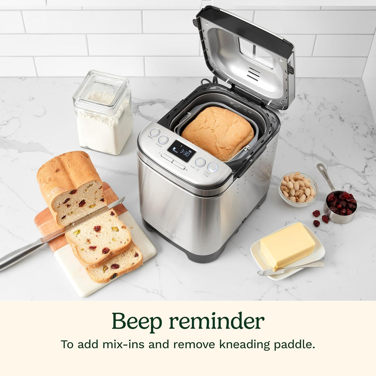 Cuisinart Bread Maker Machine, Stainless Steel, 12 Programs, Up to 2 lbs 🍁 All In One Marketplace Canada