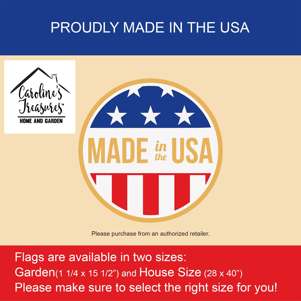 Caroline's Treasures BB4410CHF Halloween Chow Chow Cream Canvas House Size Flag, Large, Multicolor
