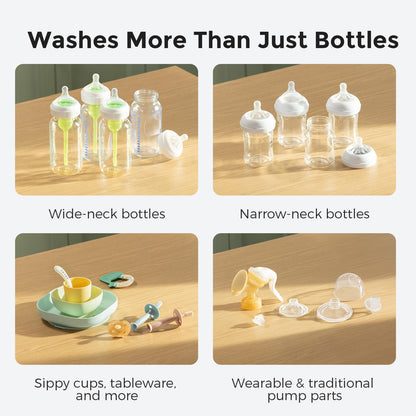 Momcozy KleanPal Pro Baby Bottle Washer, Sterilizer & Dryer - All-in-One Cleaning Machine for Bottles, Pump Parts & Baby Essentials - Time-Saving & Effortless Care 🍁 All In One Marketplace Canada
