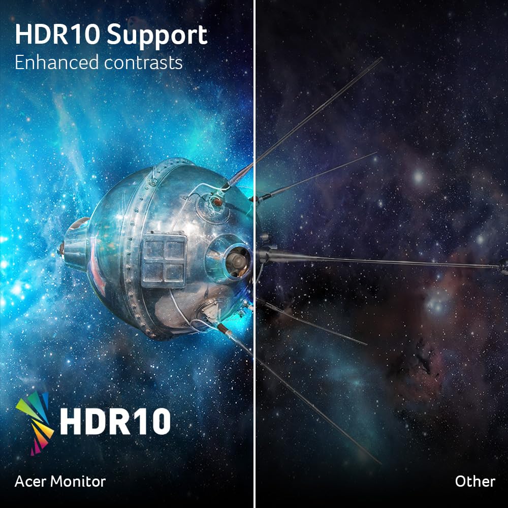 Acer Nitro 27 Inch WQHD 2560 x 1440 IPS Gaming Monitor | AMD FreeSync | Up to 180Hz Refresh | Up to 0.5ms | DCI-P3 95% | HDR 10 Support | One Display Port 1.2 & Two HDMI 2.0 | KG271U N3bmiipx 🍁 All In One Marketplace Canada