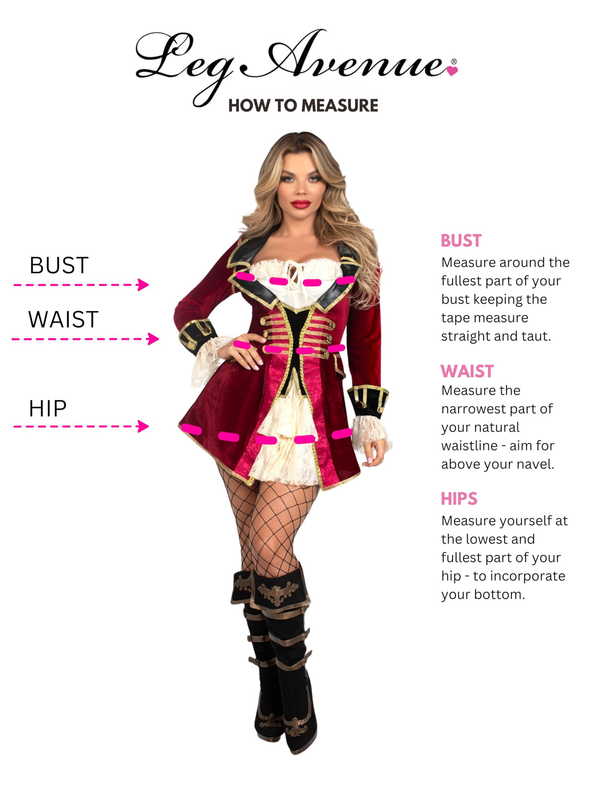 Leg Avenue womens Captivating Captain Halloween Pirate Costume, Multicolor, Medium