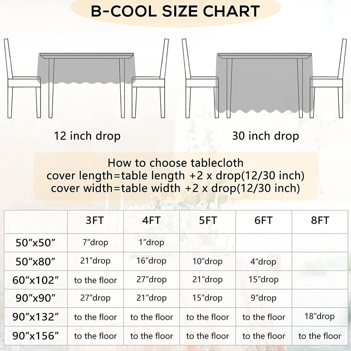 B-Cool Gold Sequin Tablecloth Party Glitter Tablecloth Sparkly Table Cloth 60x102 Inches Rectangle Classy Elegant Tablecloth for Christmas Halloween Theme Parties Table Decorations