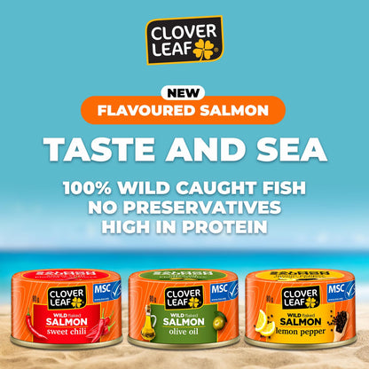 Clover Leaf Wild Flaked Pink Salmon Olive Oil 80g, 24 Easy-Peel Cans 🍁 All In One Marketplace Canada