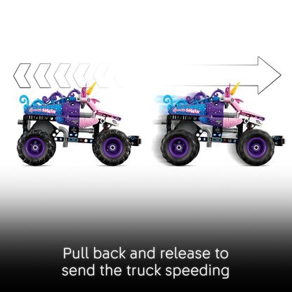 LEGO Technic Monster Jam Sparkle Smash Pull-Back Truck Toy for Boys & Girls - Monster Truck Building Toy W/Pull-Back Racing Action for Kids, Ages 7+ - Gift Idea for Birthdays - 42220 🍁 All In One Marketplace Canada