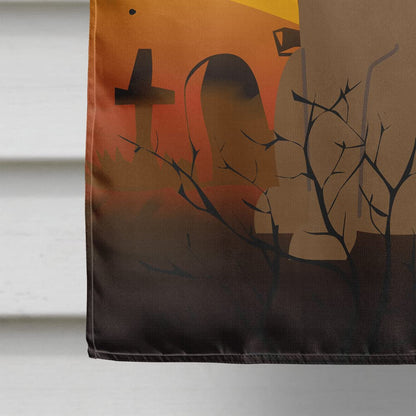 Caroline's Treasures BB4350CHF Halloween Bullmastiff Flag Canvas House Size, Large, Multicolor
