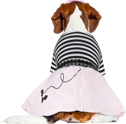 Rubies Costume Co Halloween Classics Collection Pet Costume, X-Large, 50s Girl Dress