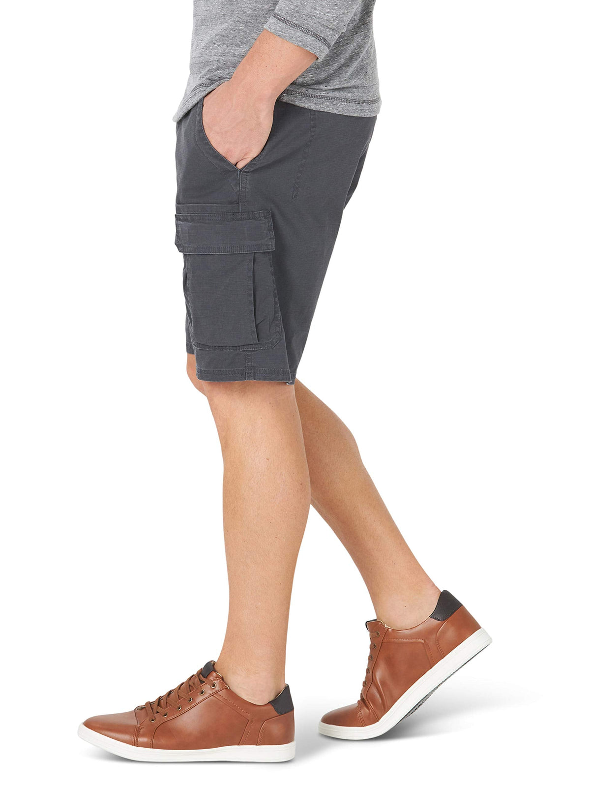 Wrangler Authentics Men's Classic Cargo Stretch Short, Anthracite, 42 🍁 All In One Marketplace Canada