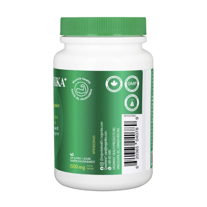 Organika Canadian-Made Glycine - Proteinogenic Amino Acid - Aids Protein Synthesis, Collagen Formation, Joint and Muscle Health, Calming Effect - 120caps 🍁 All In One Marketplace Canada