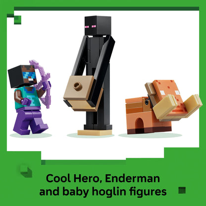 LEGO Minecraft Nether & End Portal Journey Building Toy for Boys & Girls - Video Game Playset & Toy Figures for Kids, Ages 7+ - W/Cool Hero Minifigure - Gift Idea for Birthdays - 21584 🍁 All In One Marketplace Canada