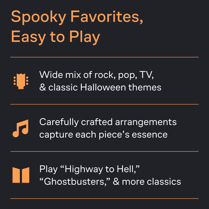 Halloween Guitar Songs - 43 Gravest Hits Deranged for 6-String Axe in Scary Notation & Tab | Halloween Guitar Sheet Music for Rock and Pop Players | Scary Songs for 6-String Guitarists