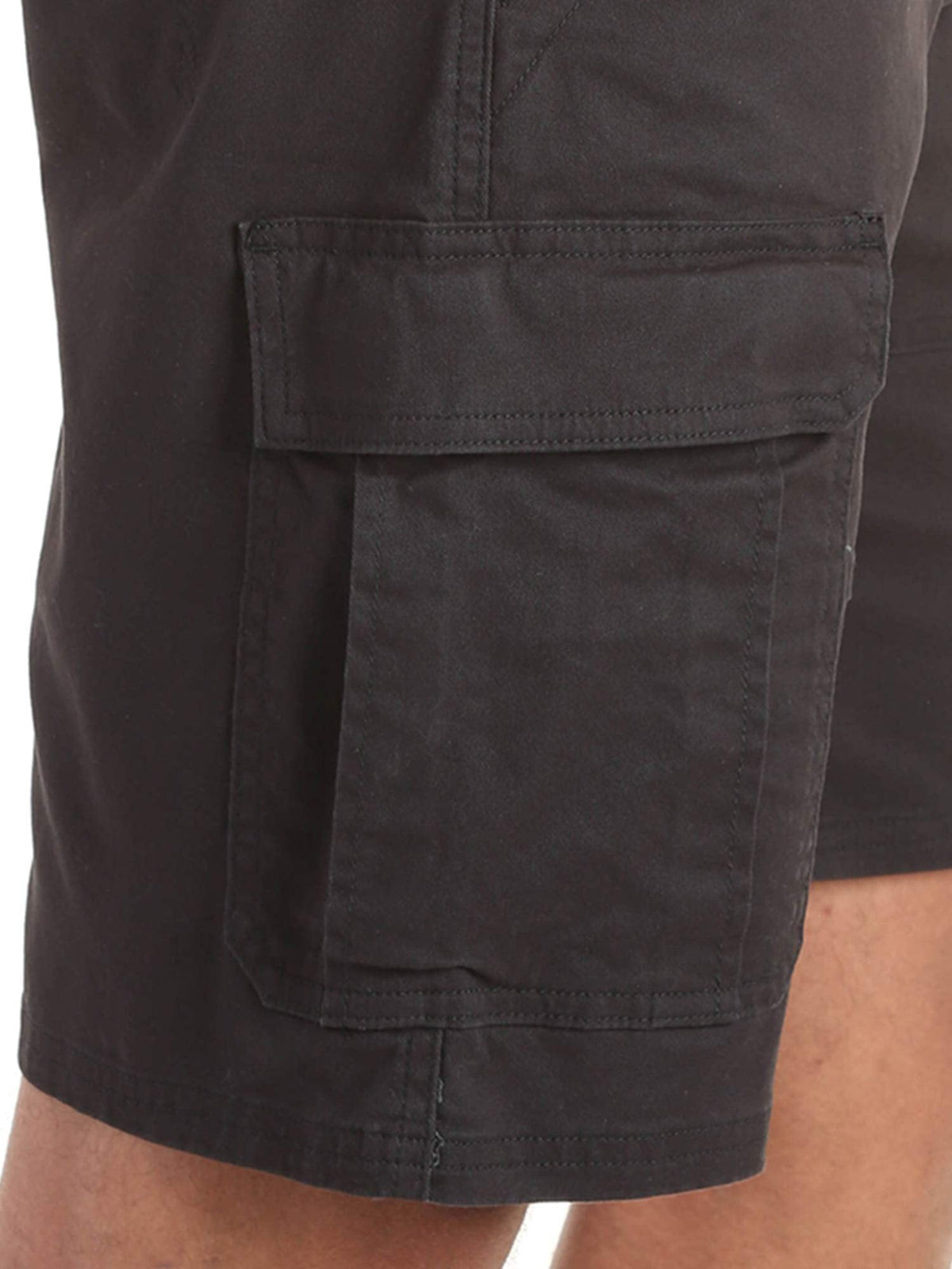 Wrangler Authentics Men's Classic Cargo Stretch Short, Black Twill, 36 🍁 All In One Marketplace Canada