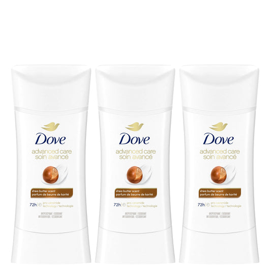 Dove Advanced Care Antiperspirant Stick for women Shea Butter for 48-Hour Protection, Cruelty-Free Women's Antiperspirant, 74g (Pack of 3) 🍁 All In One Marketplace Canada