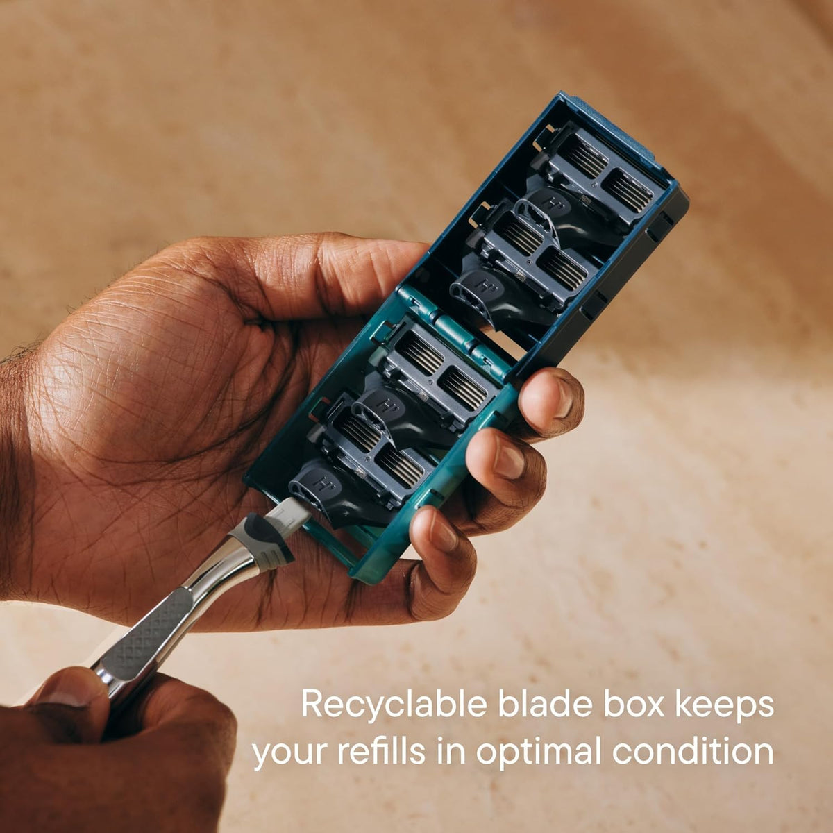 Harry's Original Blades - Men's Razor Refill Pack for Smooth Shaving - Razor Head Replacement - Five Sharp Blades - Flexible Hinge - Moisture Strip - Precision Trimmer - 10 count 🍁 All In One Marketplace Canada