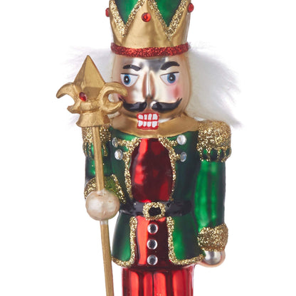 RAZ Imports 2020 Nutcracker Traditions 6.5-Inch Nutcracker Ornament Set, Assortment of 3, Glass, Christmas, Halloween, Wedding, Housewarming, Easter