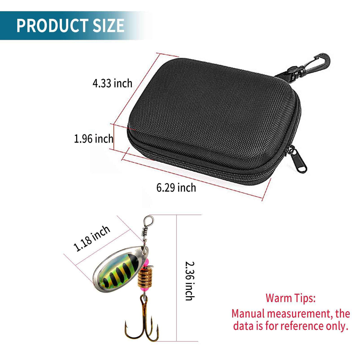 Vkinman 16 Pcs Fishing Lures Spinner Bait with Treble Hooks for Bass Trout Salmon Fishing Tackle Spinnerbait Spoons Metal Sequins Spinners Baits Fishing Bait for Freshwater Saltwater Fishing 🍁 All In One Marketplace Canada