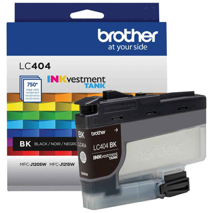 Brother Genuine LC404BKS Standard Yield Black Ink Cartridge, Original Ink Replacement Cartridge, Ink for Brother Inkjet Printer MFC-J1205W 🍁 All In One Marketplace Canada
