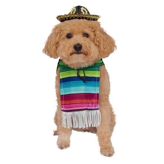 Rubies Costume Co Halloween Classics Collection Pet Costume, Medium, Mexican Serape