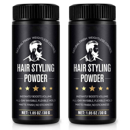 Hair Styling Powder, 2Pack Hair Texture Powder for Men and Women, Adds Volume and Texture, Alll Day Invisible, Flexible Hold, Long-lasting, Matte Finish, No Stickiness 2 x 30g 🍁 All In One Marketplace Canada