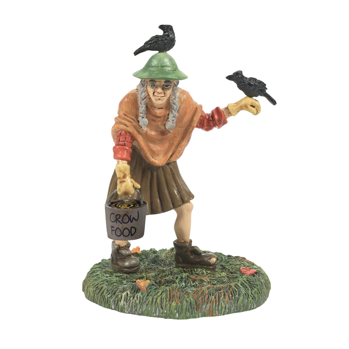 Department 56 Snow Village Halloween Accessories Crow Hag Figurine, 3.75 Inch, Multicolor
