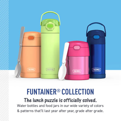 THERMOS FUNTAINER Water Bottle with Straw, 14oz, Navy 🍁 All In One Marketplace Canada