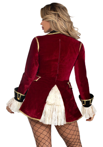 Leg Avenue womens Captivating Captain Halloween Pirate Costume, Multicolor, X-Large