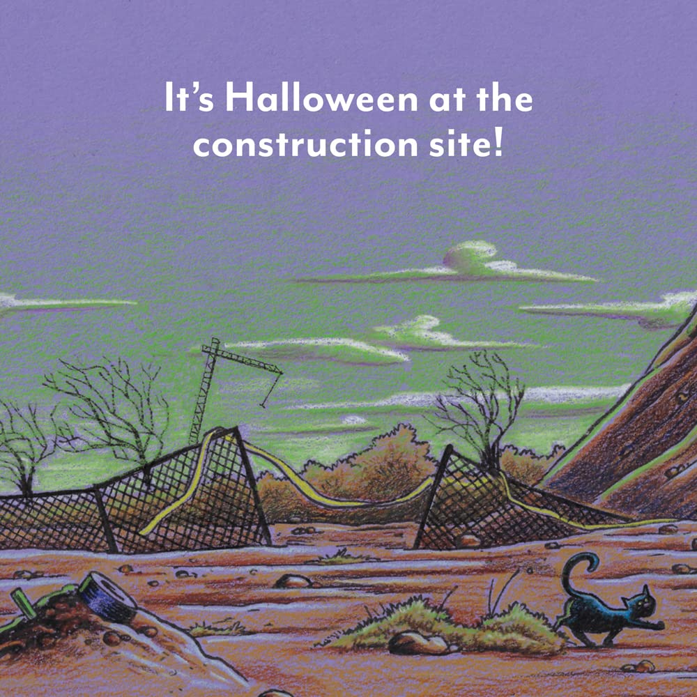 Construction Site Gets a Fright!: A Halloween Lift-the-Flap Book