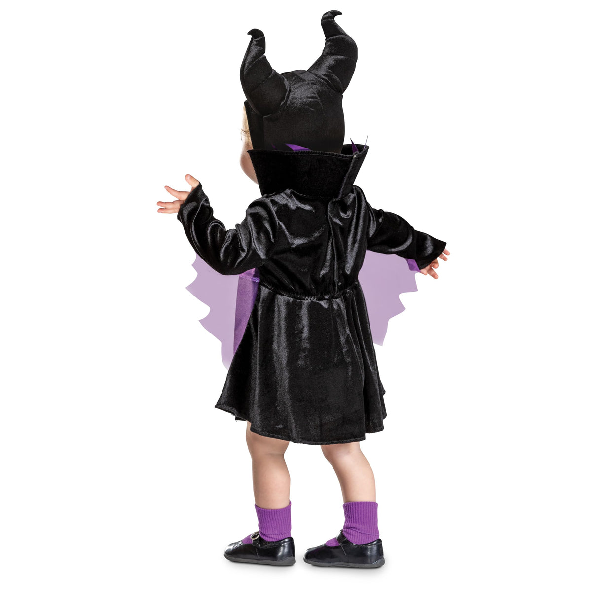 Maleficent Costume for Toddlers, Official Disney Snow White Maleficent Halloween Outfit, Todder Size (3T-4T)