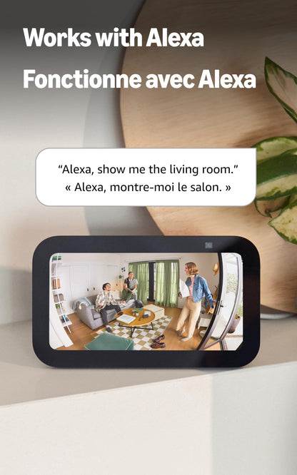 Ring Indoor Cam (2nd Gen) | 1080p HD Video & Colour Night Vision, Two-Way Talk, and Manual Audio & Video Privacy Cover (2023 release) | Black 🍁 All In One Marketplace Canada