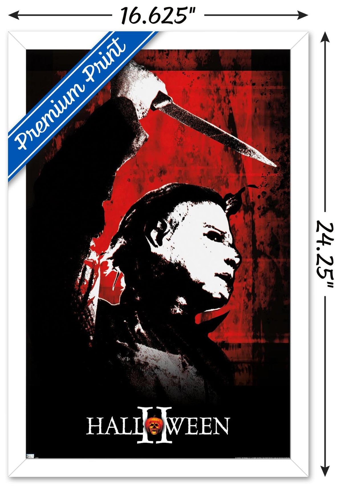 Halloween II - Red Wall Poster