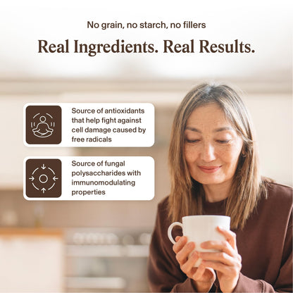 Real Mushrooms Lions Mane Capsules- Organic Mushroom Extract With Immunomodulating Properties Antioxidants - Vegan Supplement, 300 Capsules 🍁 All In One Marketplace Canada