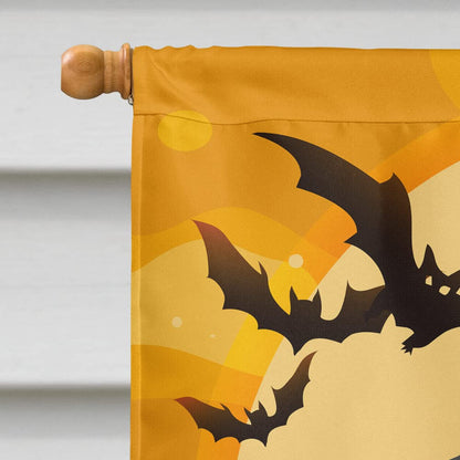 Caroline's Treasures BB4282CHF Halloween Mastiff Brindle White Canvas House Size Flag, Large, Multicolor