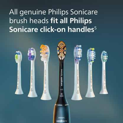 Philips Sonicare A3 All-in-one - Genuine Replacement Electric Toothbrush Heads, Black, 2 Pack, HX9092/95 🍁 All In One Marketplace Canada