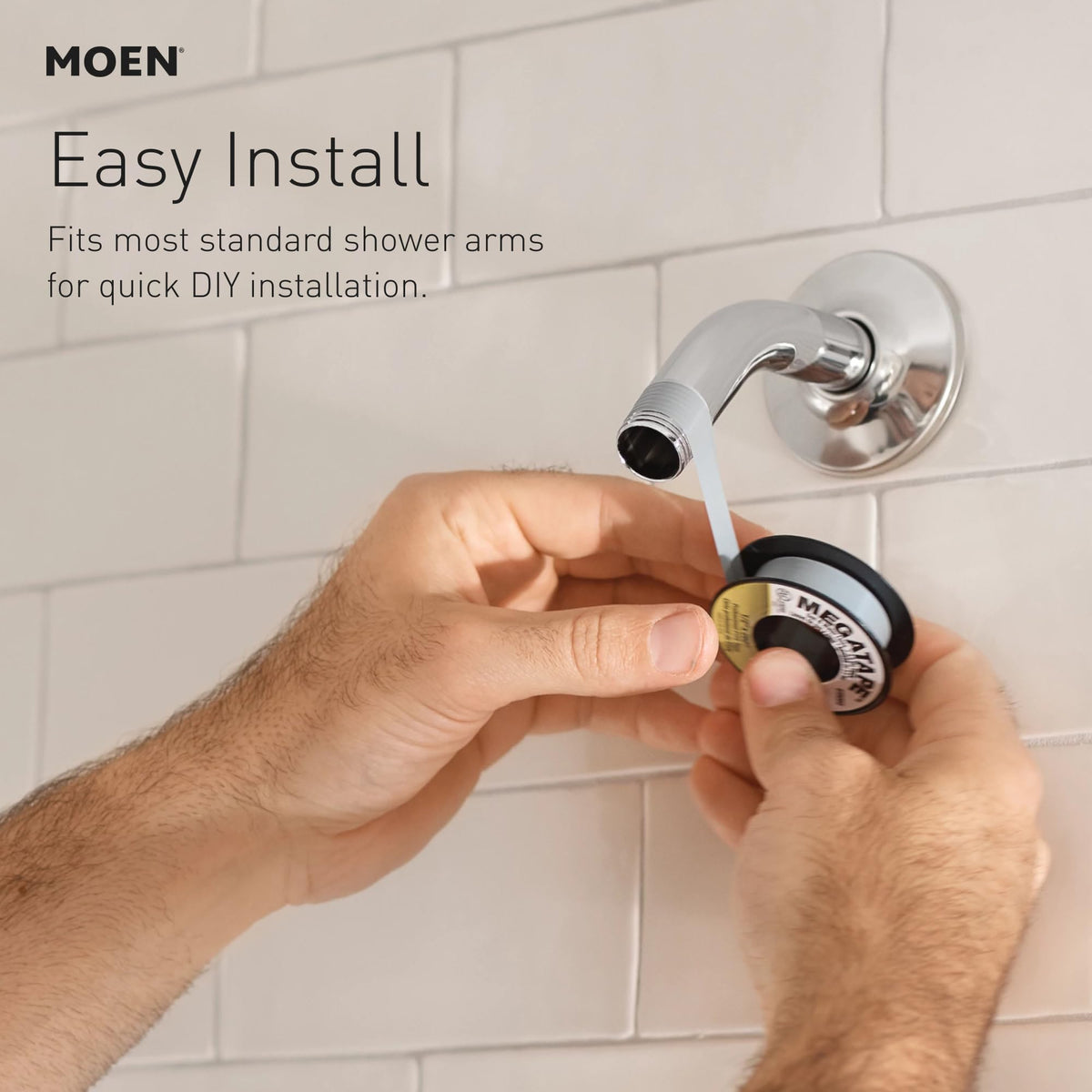 Moen 26112 Magnetix Handheld Shower Head Featuring Magnetic Holder Technology, 6 High Pressure Functions and 60 Inch Long Metal Hose 🍁 All In One Marketplace Canada