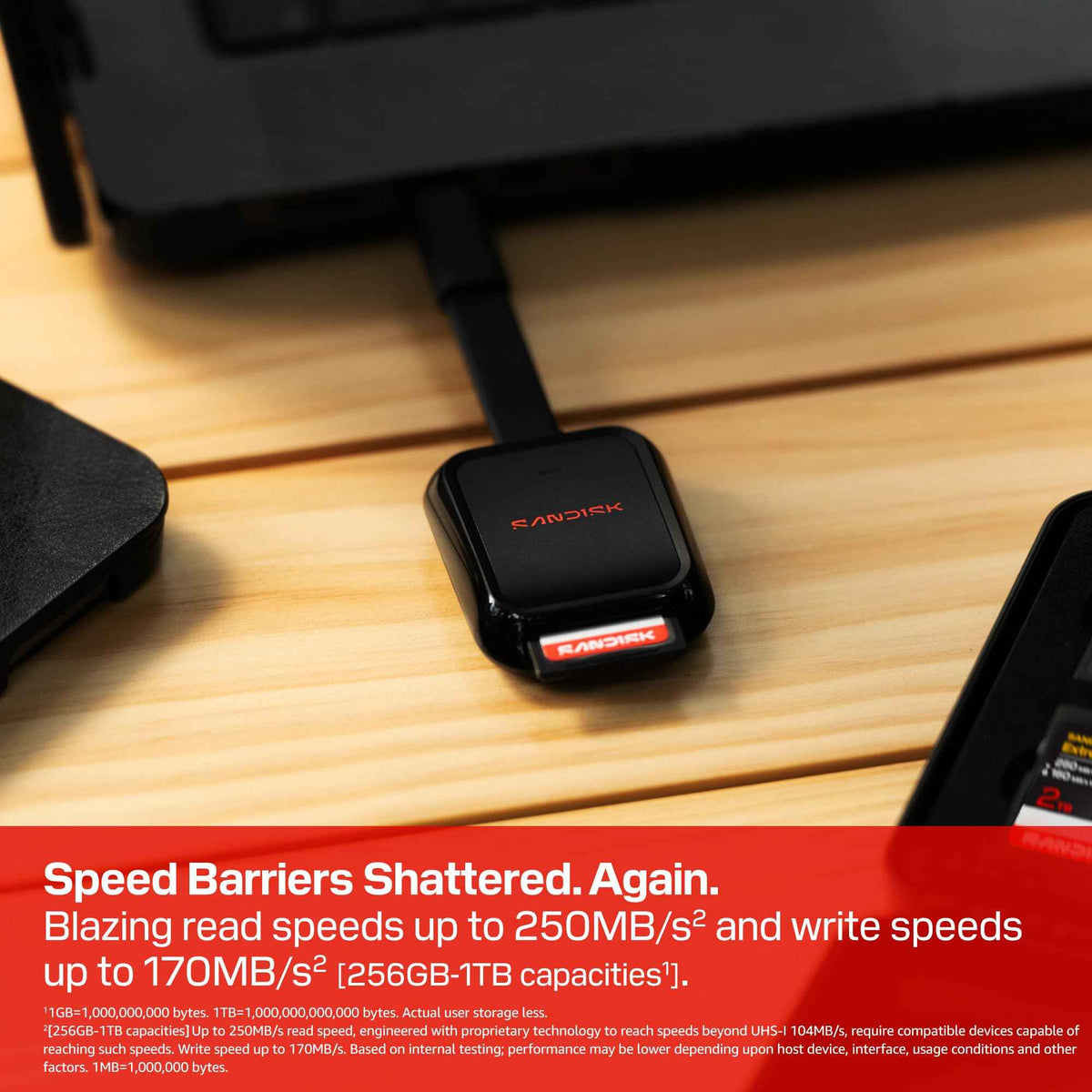 SANDISK 256GB Extreme PRO SD UHS-I Card - Up to 250MB/s Read Speed and 170MB/s Write Speed, 4K UHD, Full HD, U3, and V30 - SDSDXXJ-256G-GSCIN