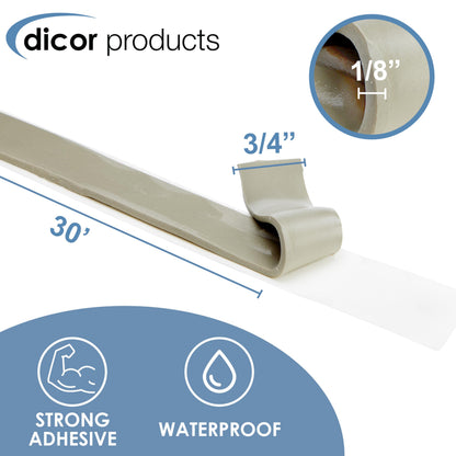 Dicor (BT-1834-1) 1/8" x 3/4" x 30' Butyl Seal Tape 🍁 All In One Marketplace Canada