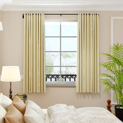 upsimples Blackout Curtain rods for windows 48 to 84 inch, Wrap Around Room Darkening Curtain Rod for Bedroom, Living Room, Adjustable from 30 to 86 Inches 🍁 All In One Marketplace Canada