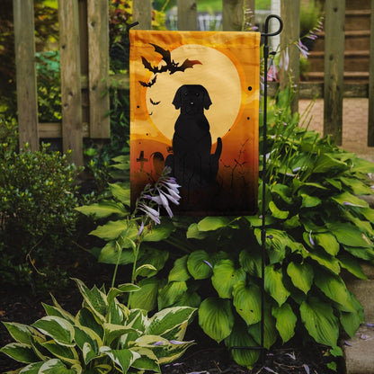 Caroline's Treasures BB4323GF Halloween Black Labrador Flag Garden Size, Small, Multicolor