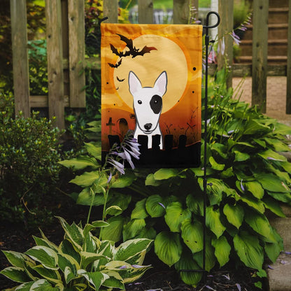 Caroline's Treasures BB1767GF Halloween Bull Terrier Garden Size Flag, Small, Multicolor