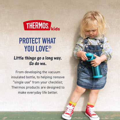 THERMOS FUNTAINER Kids Food Jar with Spoon, 10oz, Black 🍁 All In One Marketplace Canada