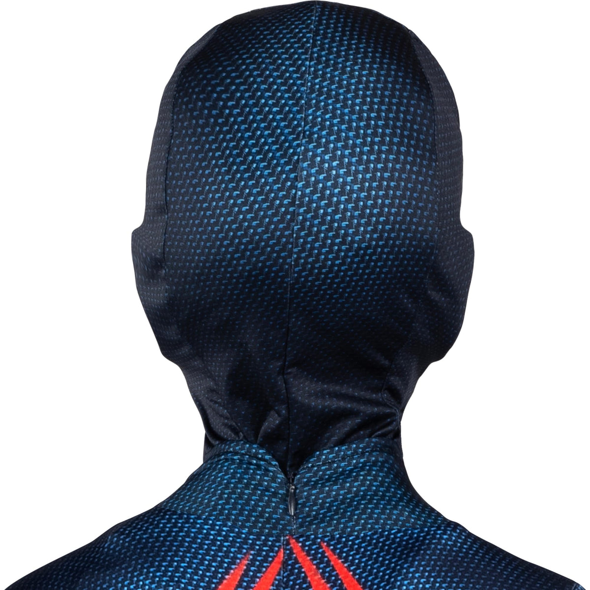 MARVEL Miles Morales Official Youth Zentai Halloween Costume Accessory - Deluxe Two-Way Stretch Spandex Mask with Molded Eyes