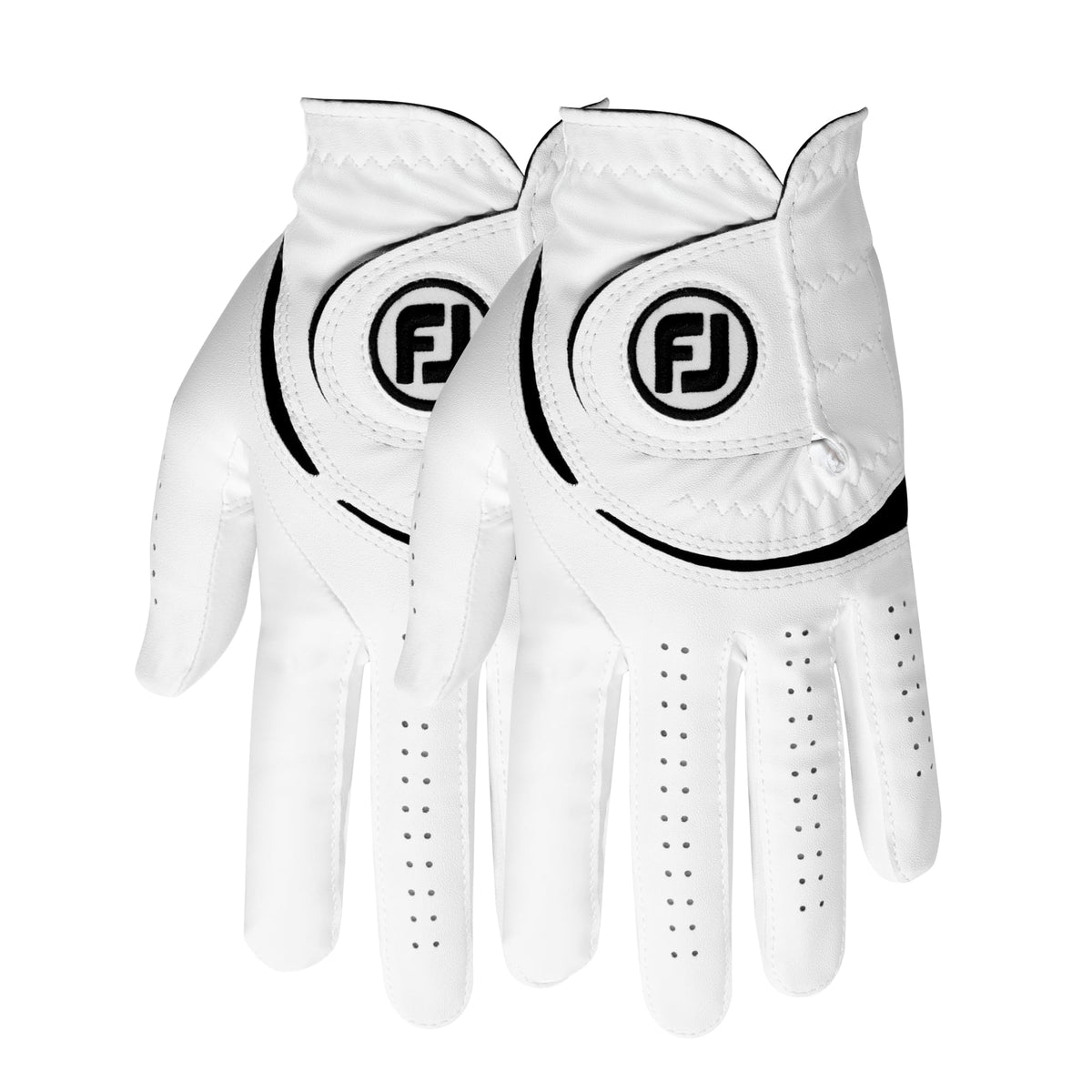 FootJoy Men's WeatherSof 2-Pack Golf Glove, White, Large, Worn on Left Hand 🍁 All In One Marketplace Canada
