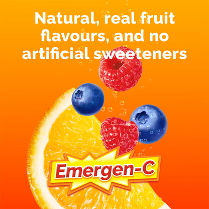 Emergen-C® Raspberry (30 Count), 1000mg Vitamin C / Electrolytes / B Vitamins Mineral Supplement 🍁 All In One Marketplace Canada