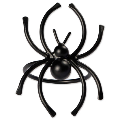 DII Napkin Rings for Halloween, Parties, Everyday, Set of 6, Spider