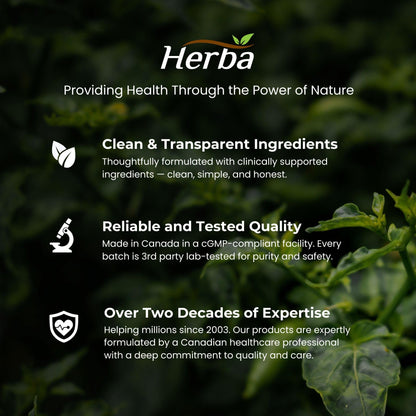Herba Rhodiola Rosea Supplement 200mg - 90 Capsules | 6:1 Extract | Rhodiola Supplement with Min 3% Rosavins and 1% Salidrosides | Help Relieve Symptoms of Stress | Made in Canada 🍁 All In One Marketplace Canada