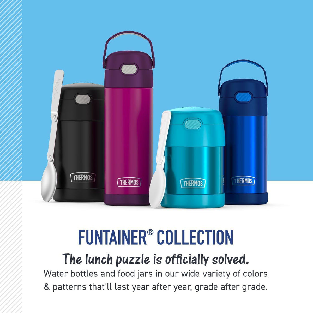 THERMOS FUNTAINER Water Bottle with Straw, 14oz, Frozen 🍁 All In One Marketplace Canada
