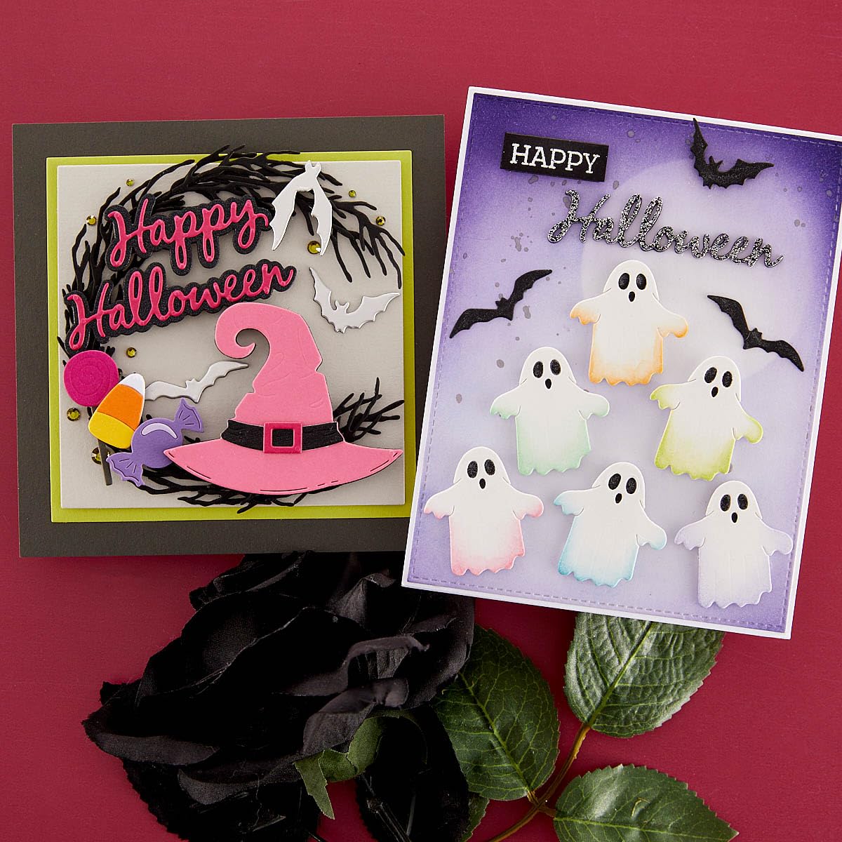 Spellbinders Halloween Wreath Add-Ons Etched Dies by Suzanne Hue, Metal