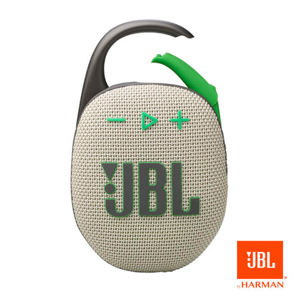 JBL Clip 5 - Ultra-Portable, Waterproof & Dustproof Bluetooth Speaker, Big Pro Sound with Punchy bass, Integrated Carabiner, Up to 12 Hours of Play, Made in Part with Recycled Materials (Sand) 🍁 All In One Marketplace Canada