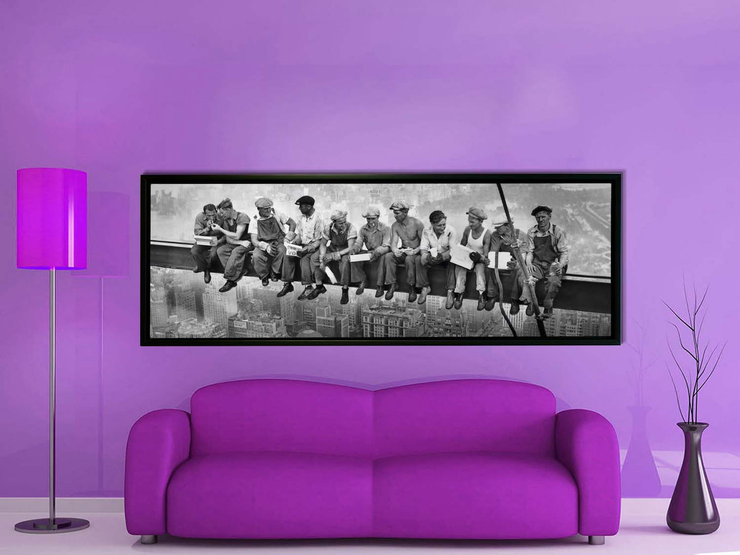 Wall art-Iconic " Lunch" photograph