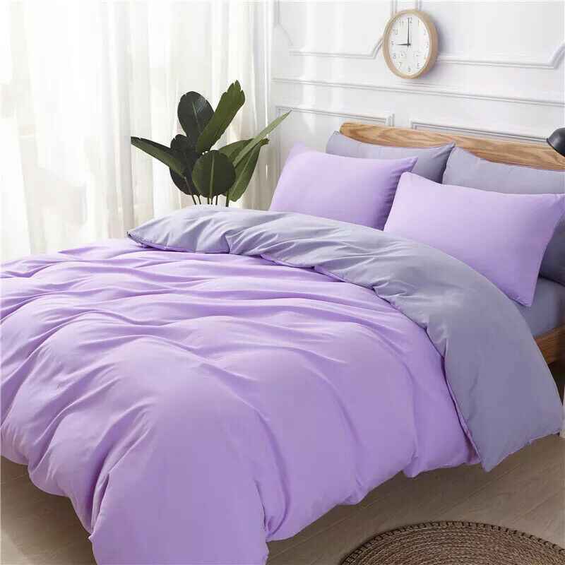 4-Piece Bedding Set – Modern Floral Polyester Sheet & Duvet Cover Set with Pillowcases