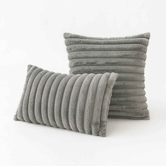 Modern Striped Pillow Cover – Polyester Sofa Cushion Case for Living Room & Bedroom